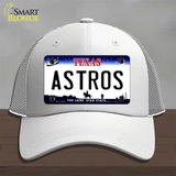 Astros Texas State Novelty License Plate Hat Mesh / White