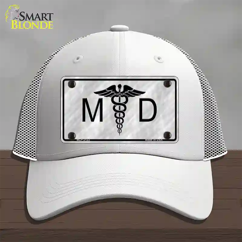 MD Novelty License Plate Hat Mesh / White