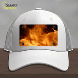 True Flame Novelty License Plate Hat Mesh / White