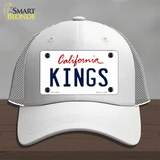 Kings California State Novelty License Plate Hat Mesh / White