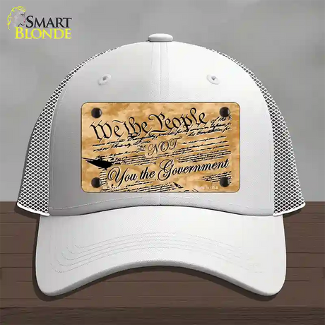 We The People Novelty License Plate Hat Mesh / White