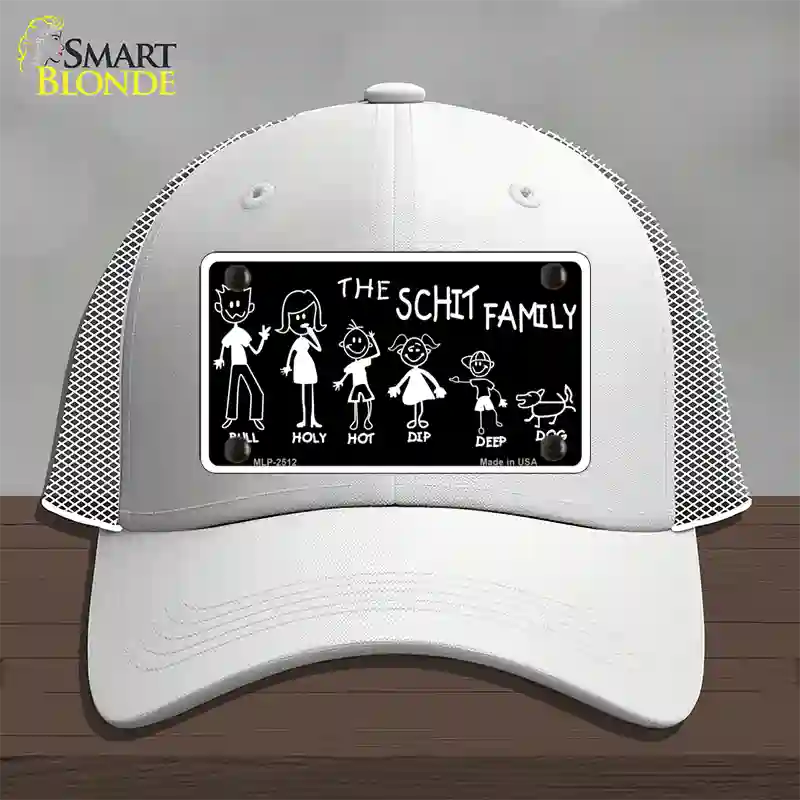 The Schit Family Novelty License Plate Hat Mesh / White