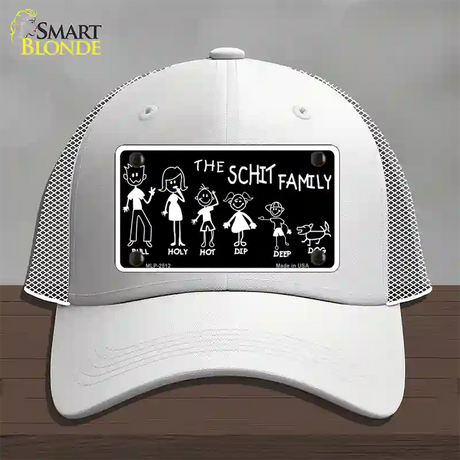 The Schit Family Novelty License Plate Hat Mesh / White