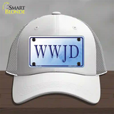 WWJD Novelty License Plate Hat Mesh / White