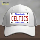 Celtics Massachusetts State Novelty License Plate Hat Mesh / White