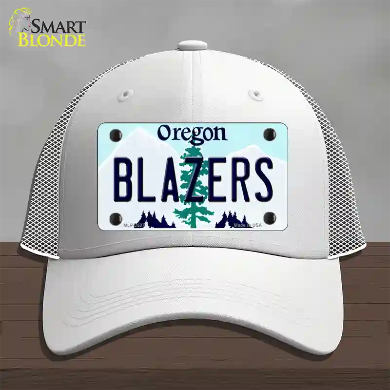 Blazers Oregon State Novelty License Plate Hat Mesh / White