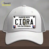 Cidra Novelty License Plate Hat Mesh / White