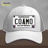 Coamo Novelty License Plate Hat Mesh / White