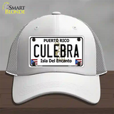 Culebra Novelty License Plate Hat Mesh / White