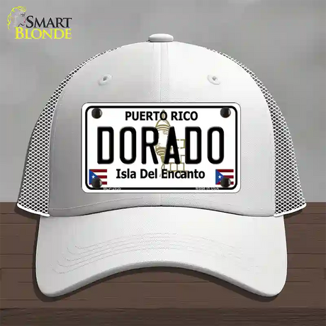 Dorado Novelty License Plate Hat Mesh / White