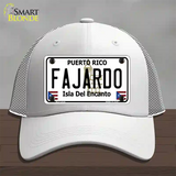 Fajardo Novelty License Plate Hat Mesh / White