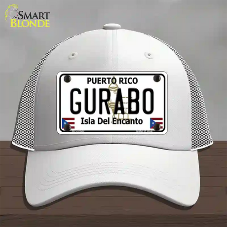 Gurabo Puerto Rico Novelty License Plate Hat Mesh / White