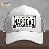 Maricao Puerto Rico Novelty License Plate Hat Mesh / White