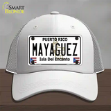 Mayaguez Puerto Rico Novelty License Plate Hat Mesh / White