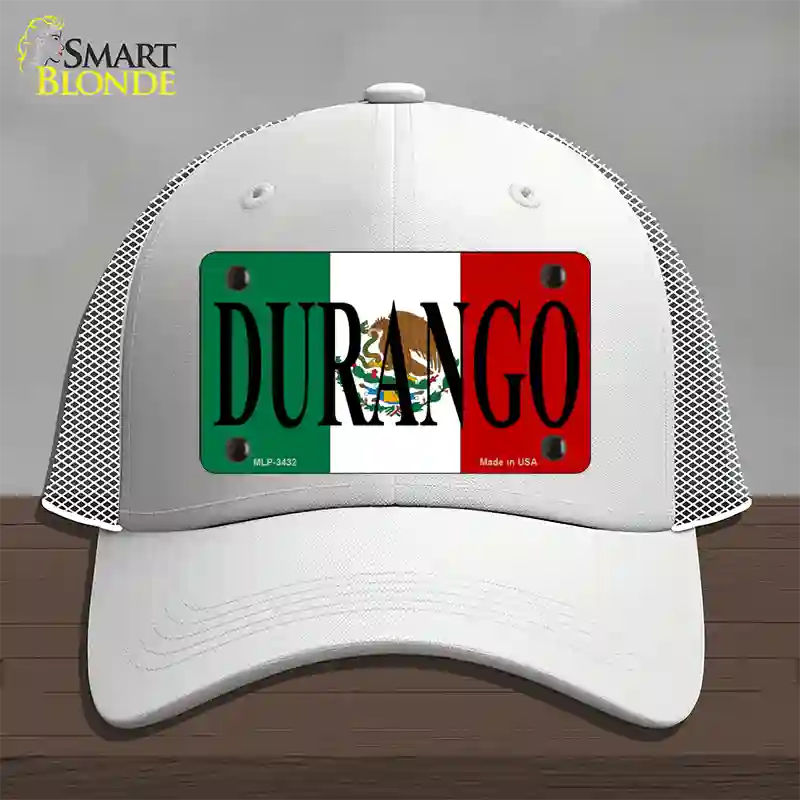 Durango Novelty License Plate Hat Mesh / White