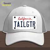 Tailgtr California Novelty License Plate Hat Mesh / White