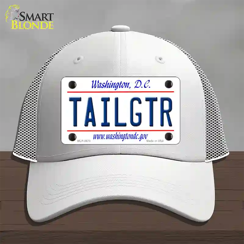 Tailgtr Washington DC Novelty License Plate Hat Mesh / White