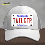 Tailgtr Massachusetts Novelty License Plate Hat Mesh / White