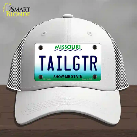 Tailgtr Missouri Novelty License Plate Hat Mesh / White