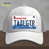 Tailgtr Washington Novelty License Plate Hat Mesh / White