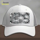 Racing Novelty License Plate Hat Mesh / White