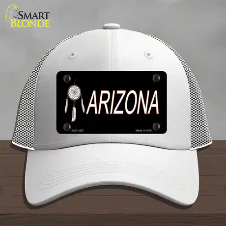 Dreamweaver Offset Arizona Novelty License Plate Hat Mesh / White