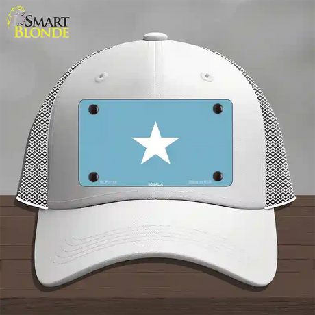 Somalia Flag Novelty License Plate Hat Mesh / White