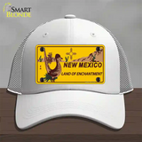 Roadrunner New Mexico Novelty License Plate Hat Mesh / White