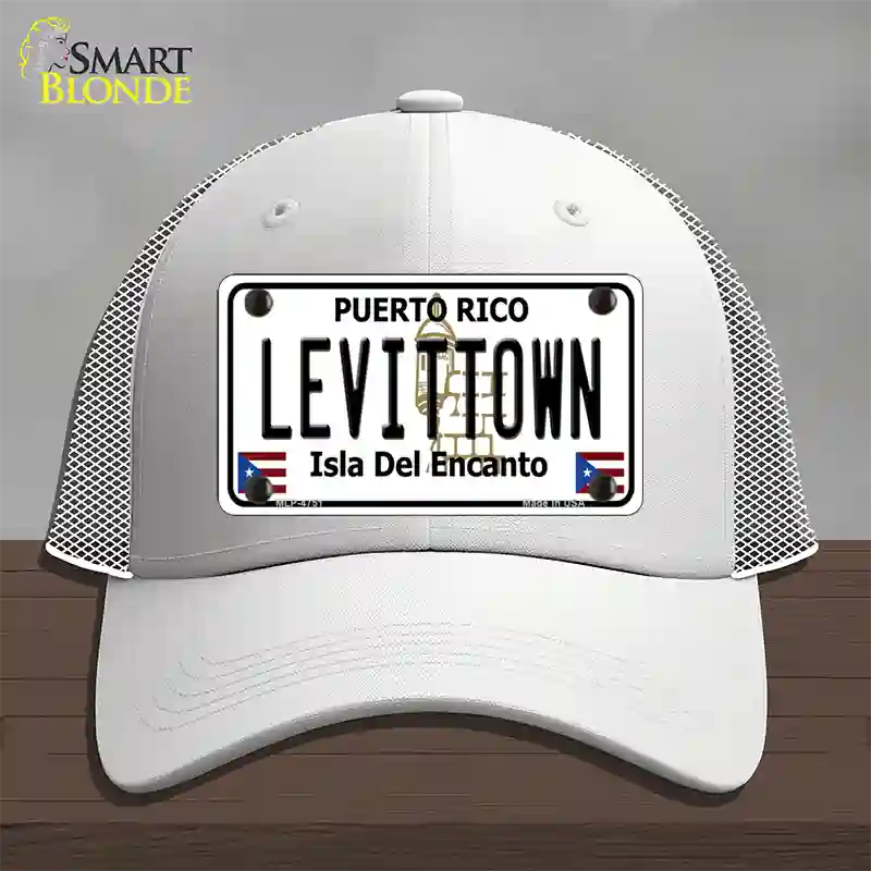 Levittown Puerto Rico Novelty License Plate Hat Mesh / White