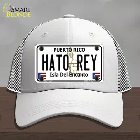 Hato Rey Puerto Rico Novelty License Plate Hat Mesh / White