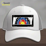 Archery Novelty License Plate Hat Mesh / White