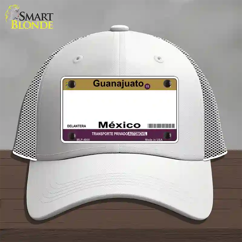 Guanajuato Mexico Blank Novelty License Plate Hat Mesh / White