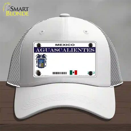 Aguascalientes Mexico Novelty License Plate Hat Mesh / White