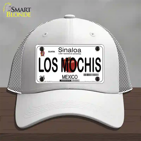 Los Mochis Mexico Novelty License Plate Hat Mesh / White