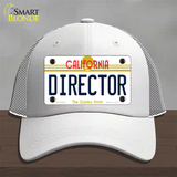 Director California Novelty License Plate Hat Mesh / White