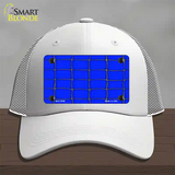 Web Blue Novelty License Plate Hat Mesh / White