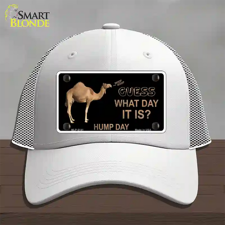 It Is Hump Day Novelty License Plate Hat Mesh / White