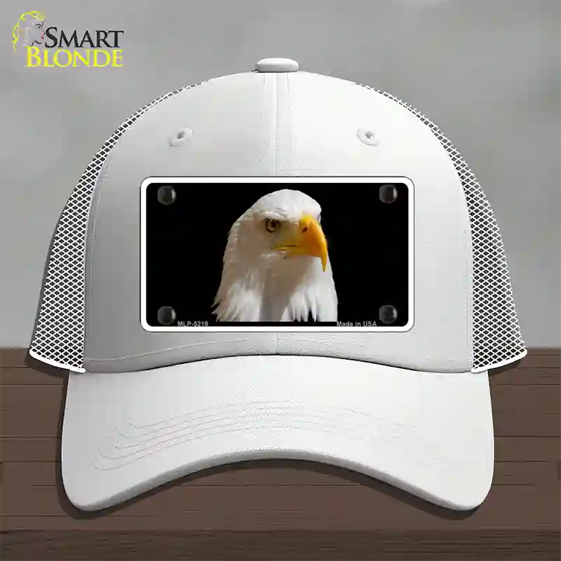 Eagle Novelty License Plate Hat Mesh / White