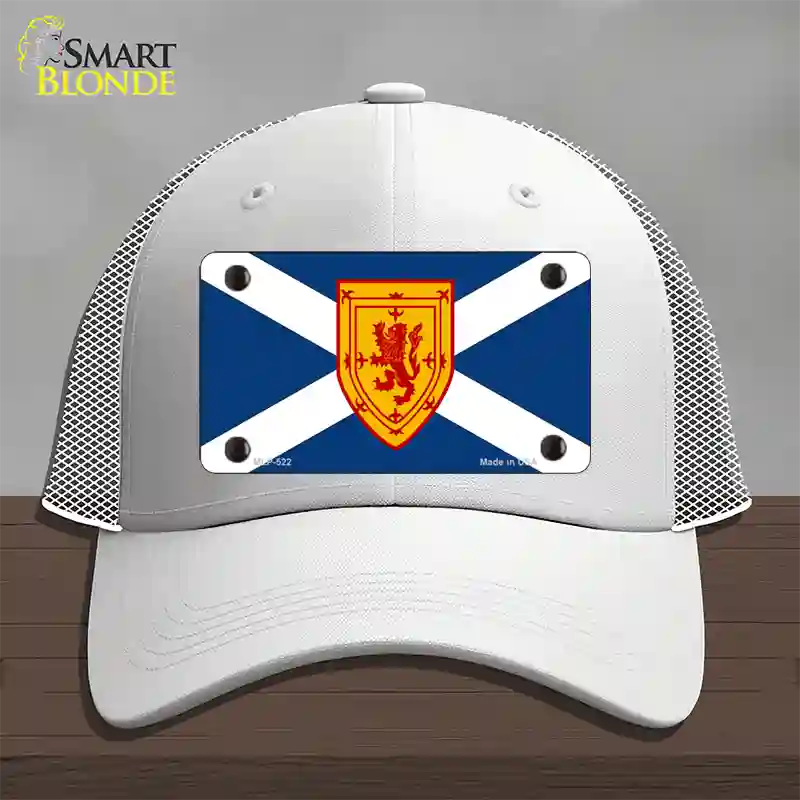 Scotland St Andrews Flag Novelty License Plate Hat Mesh / White