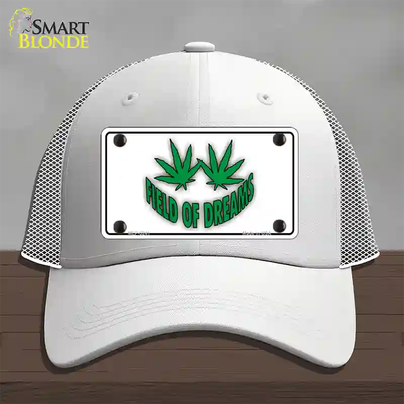 Field of Dreams Novelty License Plate Hat Mesh / White