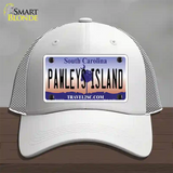 Pawleys Island South Carolina Novelty License Plate Hat Mesh / White