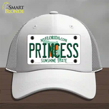 Princess Florida Novelty License Plate Hat Mesh / White