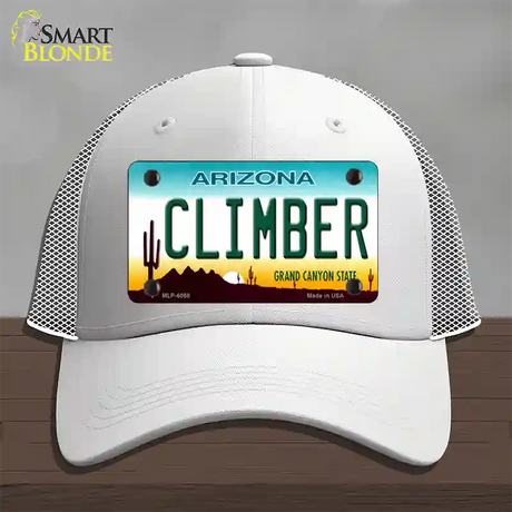 Arizona Climber Novelty License Plate Hat Mesh / White