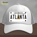 Atlanta Georgia Novelty License Plate Hat Mesh / White