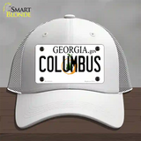 Columbus Georgia Novelty License Plate Hat Mesh / White