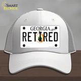 Retired Georgia Novelty License Plate Hat Mesh / White