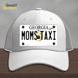 Moms Taxi Georgia Novelty License Plate Hat Mesh / White