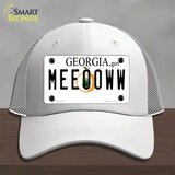 Meeooww Georgia Novelty License Plate Hat Mesh / White