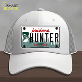 Hunter Louisiana Novelty License Plate Hat Mesh / White