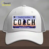 Coach South Carolina Novelty License Plate Hat Mesh / White